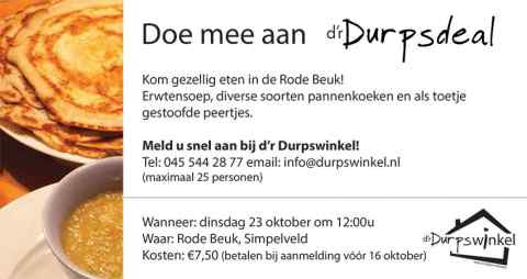 Durpsdeal erwittensoep en pannenkoeken Alt